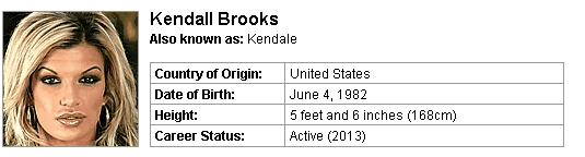 Pornstar Kendall Brooks