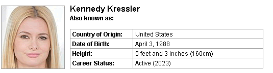 Pornstar Kennedy Kressler