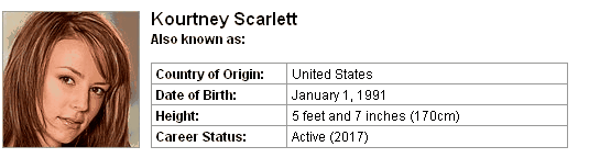 Pornstar Kourtney Scarlett