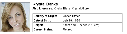 Pornstar Krystal Banks