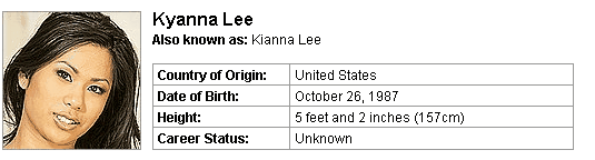 Pornstar Kyanna Lee