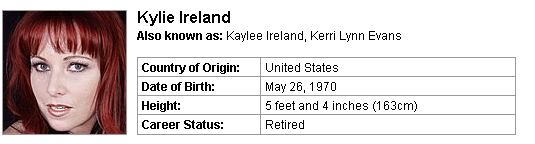 Pornstar Kylie Ireland