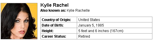 Pornstar Kylie Rachel