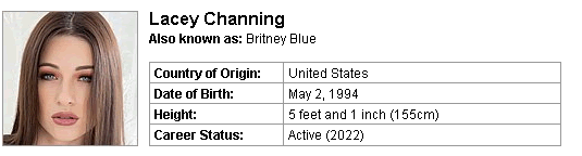 Pornstar Lacey Channing