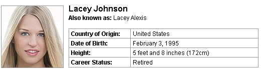 Pornstar Lacey Johnson