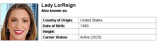 Pornstar Lady LorReign
