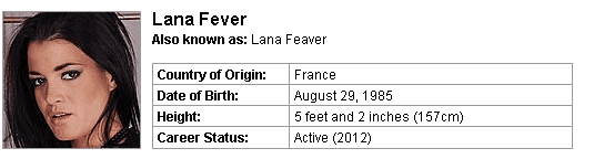 Pornstar Lana Fever