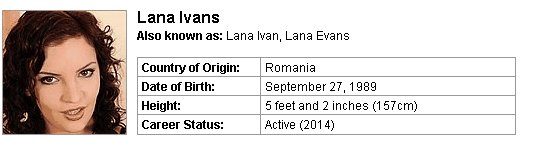 Pornstar Lana Ivans