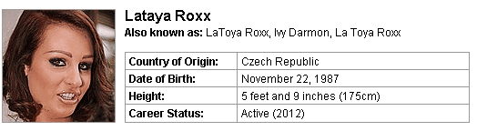 Pornstar Lataya Roxx