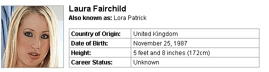 Pornstar Laura Fairchild