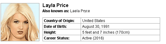 Pornstar Layla Price