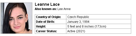 Pornstar Leanne Lace