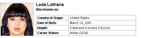 Pornstar Leda Lotharia