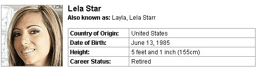 Pornstar Lela Star