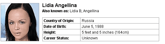 Pornstar Lidia Angellina