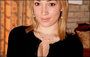 Lovely schoolgirl Lily LaBeau strips for camera
