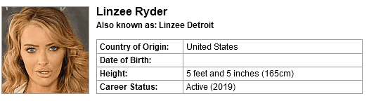 Pornstar Linzee Ryder