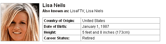 Pornstar Lisa Neils