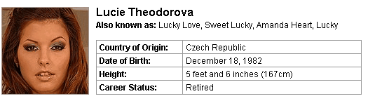 Pornstar Lucie Theodorova