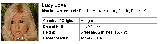 Pornstar Lucy Love