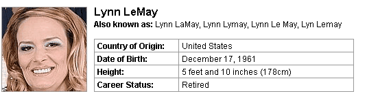Pornstar Lynn LeMay