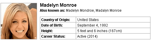 Pornstar Madelyn Monroe