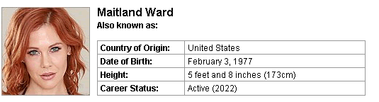 Pornstar Maitland Ward