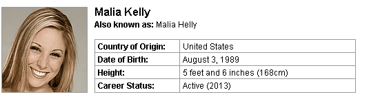 Pornstar Malia Kelly