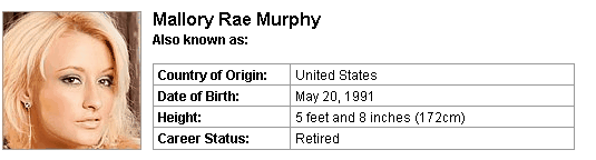 Pornstar Mallory Rae Murphy