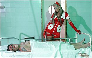 Nurse Mandy Bright getting anal fucked by zombie