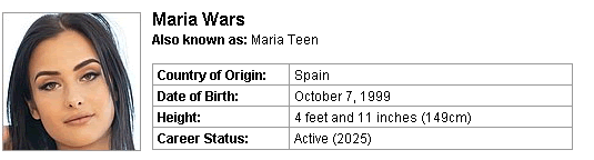 Pornstar Maria Wars