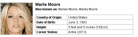Pornstar Marlie Moore