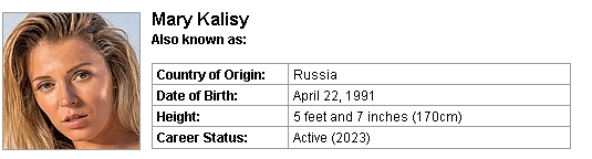Pornstar Mary Kalisy