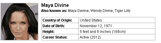 Pornstar Maya Divine