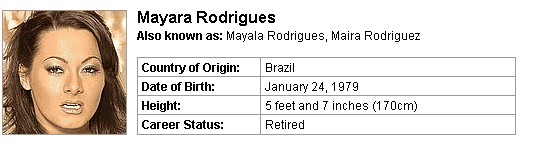 Pornstar Mayara Rodrigues