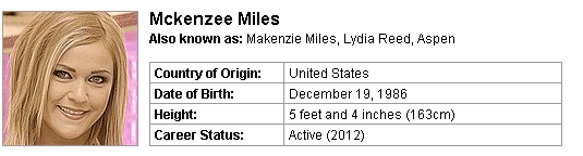 Pornstar Mckenzee Miles