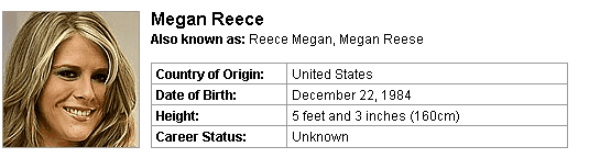 Pornstar Megan Reece