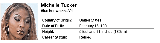 Pornstar Michelle Tucker