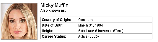 Pornstar Micky Muffin