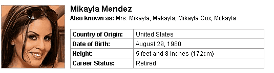 Pornstar Mikayla Mendez