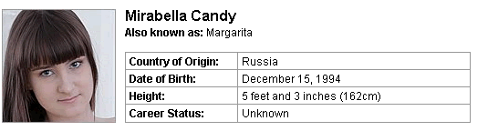 Pornstar Mirabella Candy