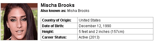 Pornstar Mischa Brooks