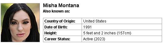 Pornstar Misha Montana