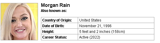 Pornstar Morgan Rain