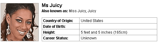 Pornstar Ms Juicy