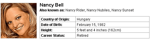 Pornstar Nancy Bell