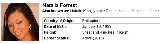 Pornstar Natalia Forrest