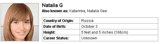 Pornstar Natalia G