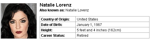Pornstar Natalie Lorenz