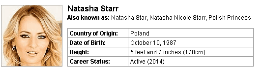 Pornstar Natasha Starr